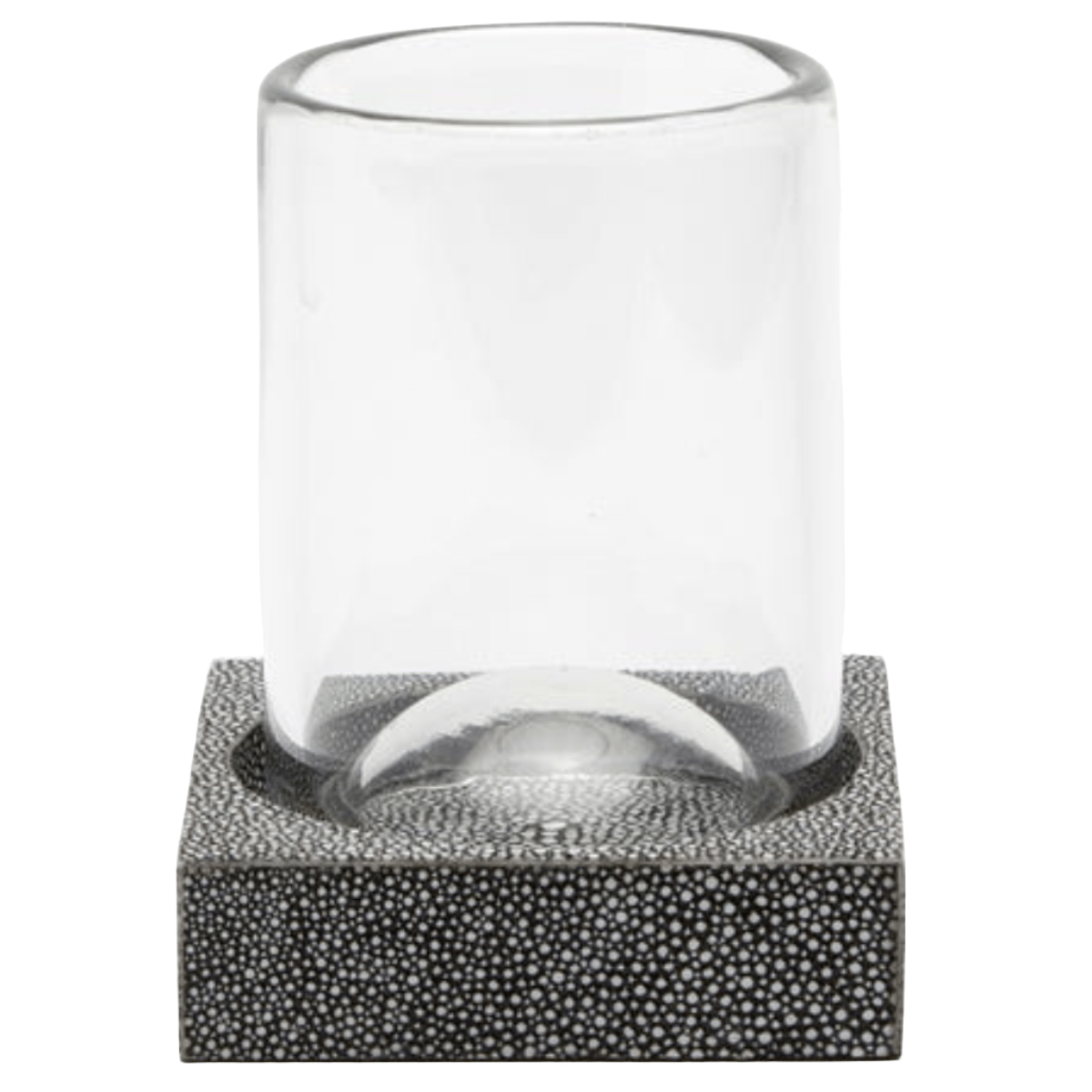 Manchester Bath Collection - Cool Gray Realistic Faux Shagreen Bath Accessory 01MANC-GY-TUSE 8415971519239