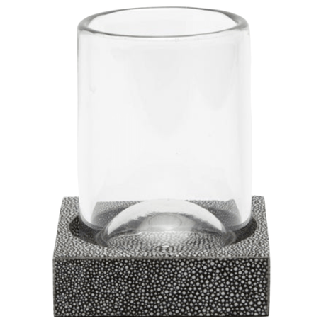 Manchester Bath Collection - Cool Gray Realistic Faux Shagreen Bath Accessory 01MANC-GY-TUSE 8415971519239