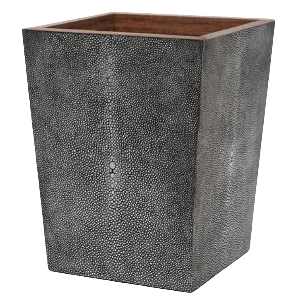 Manchester Bath Collection - Cool Gray Realistic Faux Shagreen Bath Accessory 01MANC-GY-WBST 8415971504990