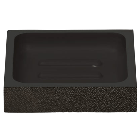 Manchester Bath Collection - Dark Mushroom Realistic Faux Shagreen Bath Accessory 01MANC-MH-SDSS 8415971525445