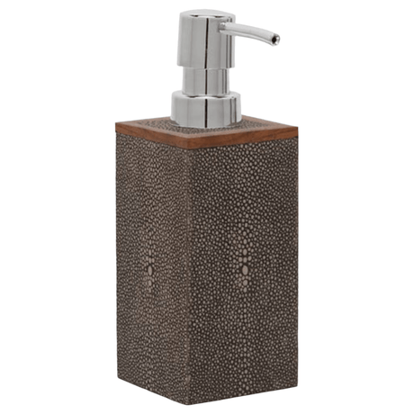 Manchester Bath Collection - Dark Mushroom Realistic Faux Shagreen Bath Accessory 01MANC-MH-SPSS 8415971505119