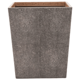 Manchester Bath Collection - Dark Mushroom Realistic Faux Shagreen Bath Accessory 01MANC-MH-WBRT 8415971505140