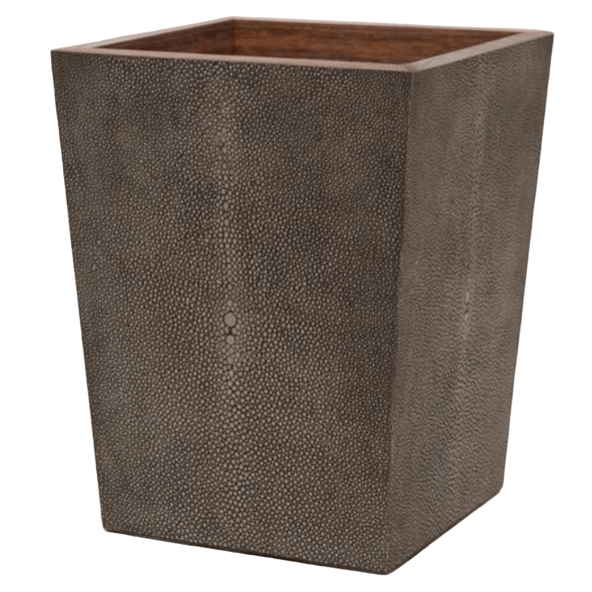 Manchester Bath Collection - Dark Mushroom Realistic Faux Shagreen Bath Accessory 01MANC-MH-WBST 8415971505157