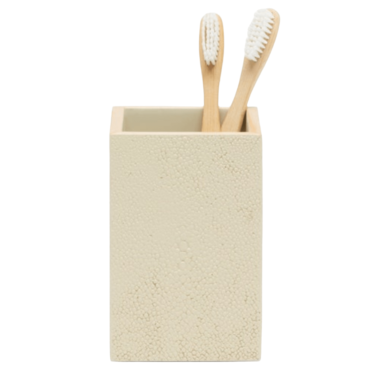 Manchester Bath Collection - Ivory Realistic Faux Shagreen Bath Accessory 01MANC-IV-BHSS 8415971505003