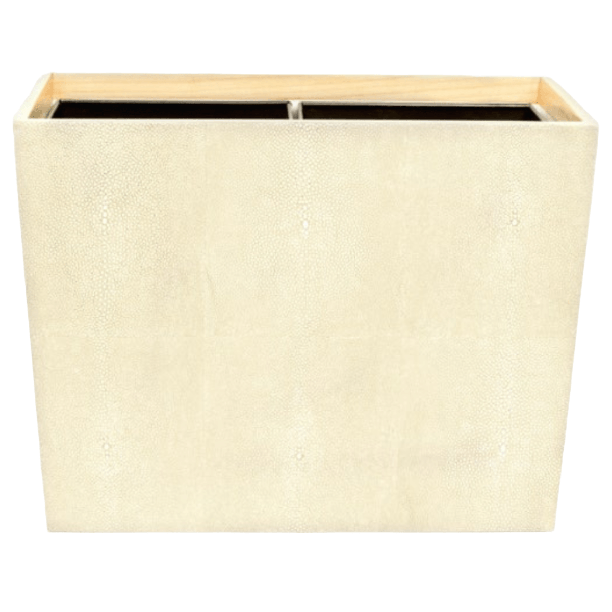 Manchester Bath Collection - Ivory Realistic Faux Shagreen Bath Accessory 01MANC-IV-WBDBRT 8415971526107