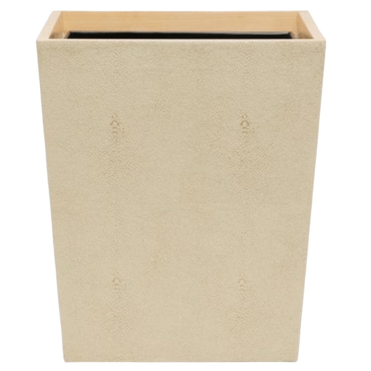 Manchester Bath Collection - Ivory Realistic Faux Shagreen Bath Accessory 01MANC-IV-WBST 8415971505072