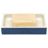 Manchester Bath Collection - Navy Realistic Faux Shagreen Bath Accessory 01MANC-NV-SDRS 8415971505188