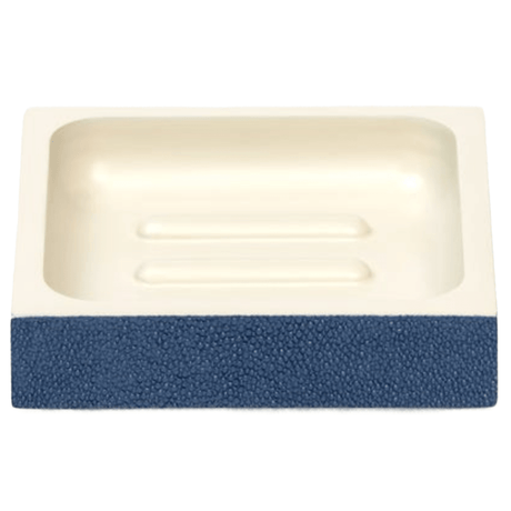 Manchester Bath Collection - Navy Realistic Faux Shagreen Bath Accessory 01MANC-NV-SDSS 8415971525452