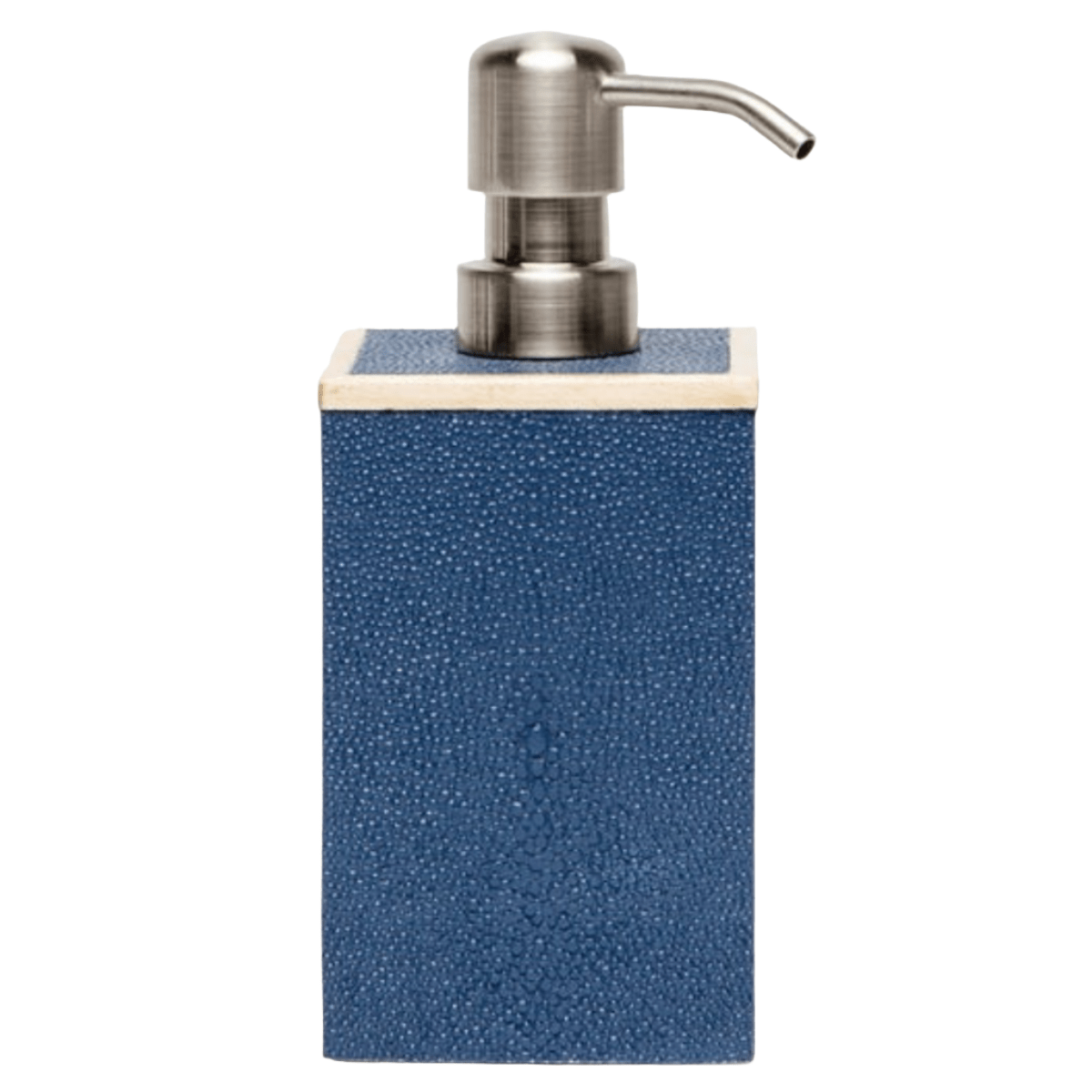 Manchester Bath Collection - Navy Realistic Faux Shagreen Bath Accessory 01MANC-NV-SPSS 8415971505195