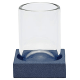 Manchester Bath Collection - Navy Realistic Faux Shagreen Bath Accessory 01MANC-NV-TUSE 8415971519321