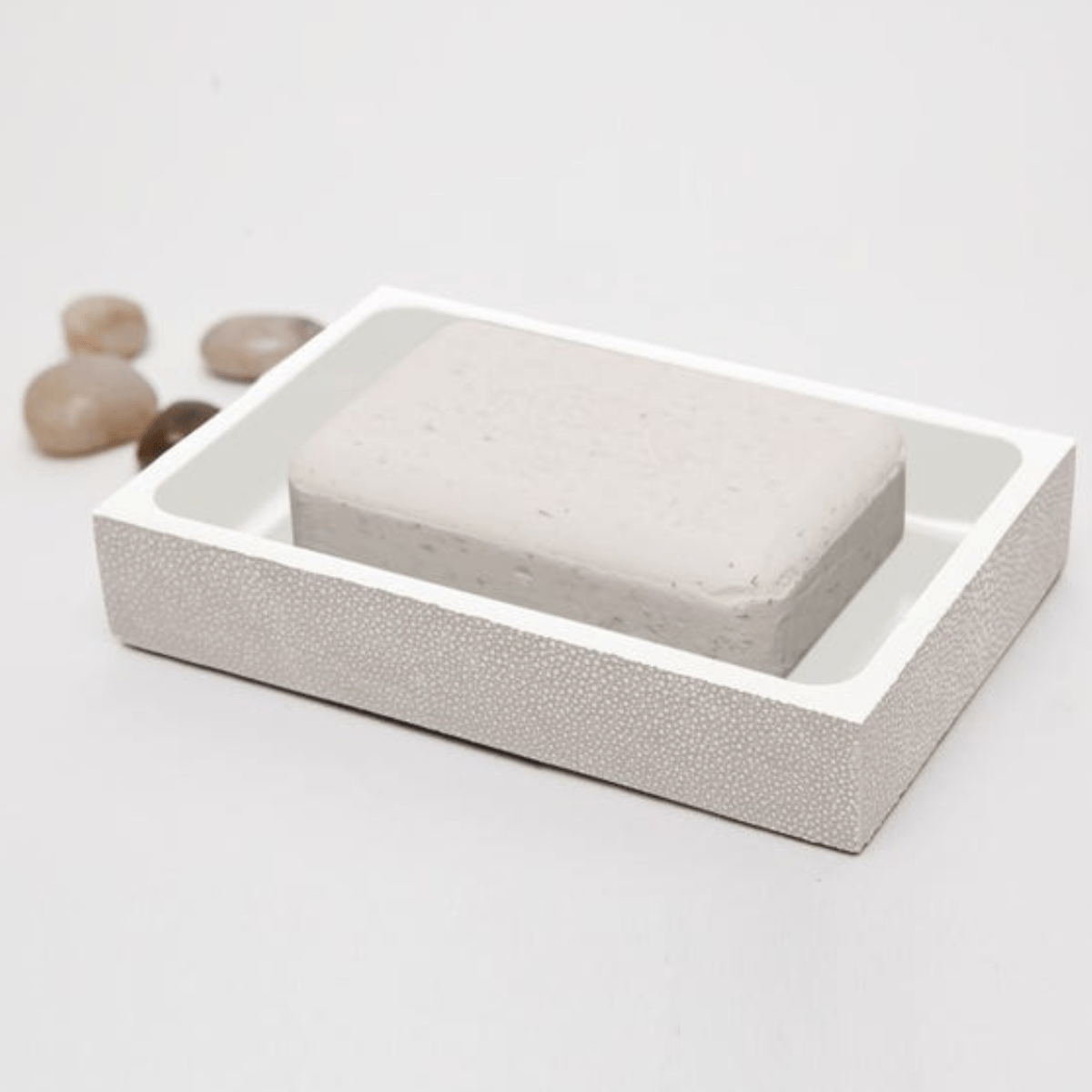 Manchester Bath Collection - Sand Realistic Faux Shagreen Bath Accessory 01MANC-SD-SDRS 8415971505263