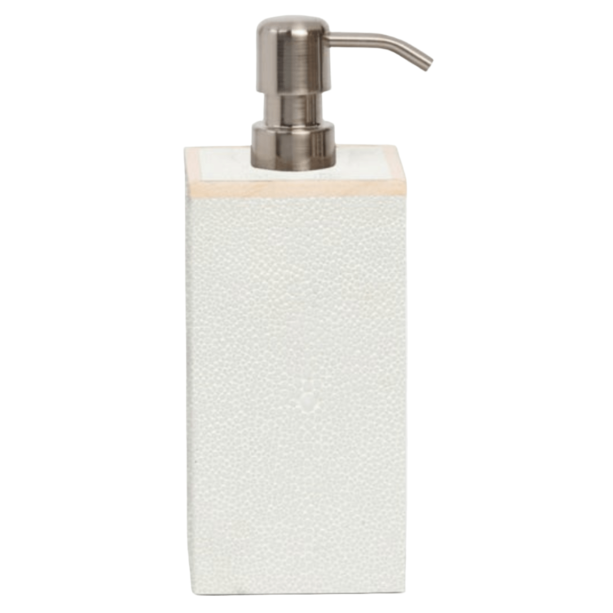 Manchester Bath Collection - Snow Realistic Faux Shagreen Bath Accessory 01MANC-WH-SPXL 8415971525575