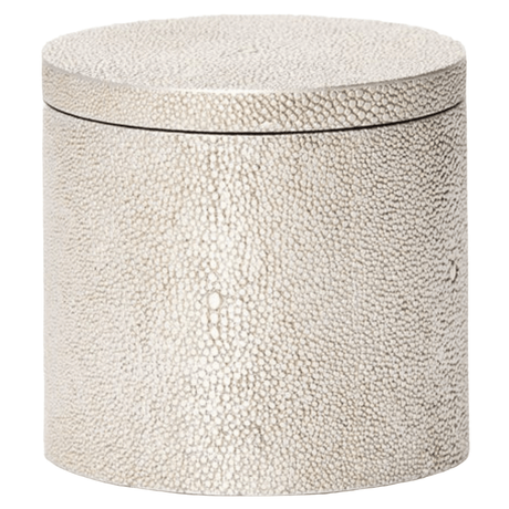 Manchester Bath Collection - Warm Silver Realistic Faux Shagreen Bath Accessory 01MANC-WS-CARD 8415971523069