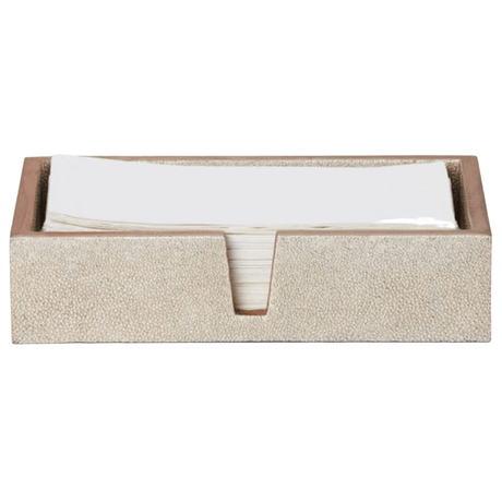 Manchester Bath Collection - Warm Silver Realistic Faux Shagreen Bath Accessory 01MANC-WS-HTTR 8415971523076