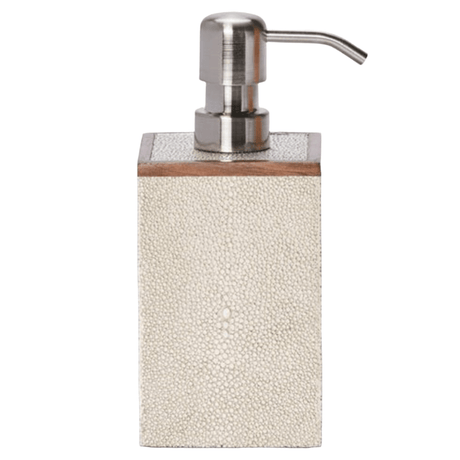 Manchester Bath Collection - Warm Silver Realistic Faux Shagreen Bath Accessory 01MANC-WS-SPSS 8415971523106