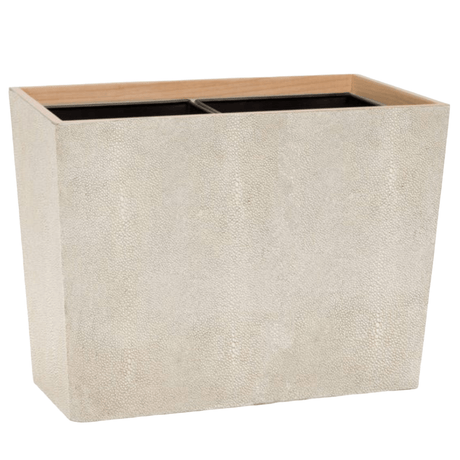 Manchester Bath Collection - Warm Silver Realistic Faux Shagreen Bath Accessory 01MANC-WS-WBDBRT 8415971526121