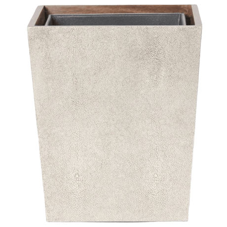 Manchester Bath Collection - Warm Silver Realistic Faux Shagreen Bath Accessory 01MANC-WS-WBST 8415971523151