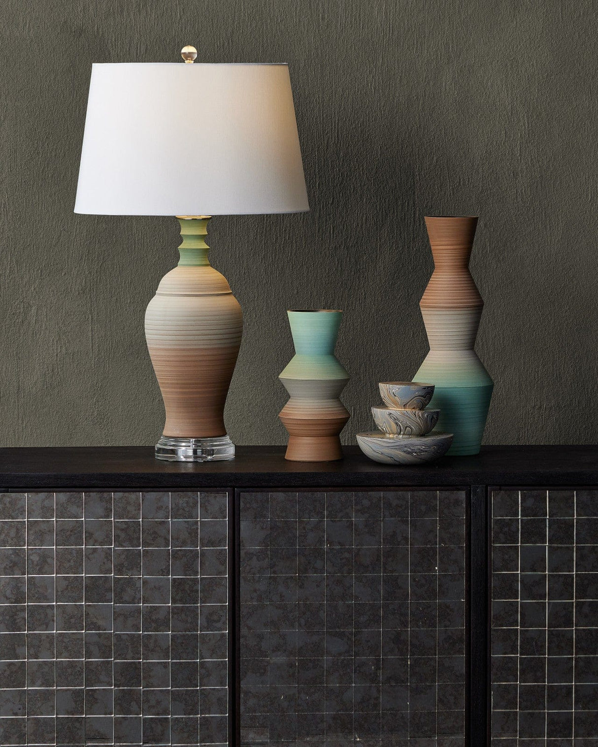 Marbleized Stacking Box (Set of 3) Decor 1200-1049 00633306063280