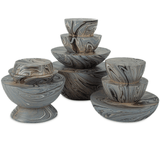 Marbleized Stacking Box (Set of 3) Decor 1200-1049 00633306063280