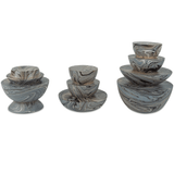 Marbleized Stacking Box (Set of 3) Decor 1200-1049 00633306063280