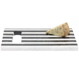 Marceau Black/White Striped Serving Board Serveware