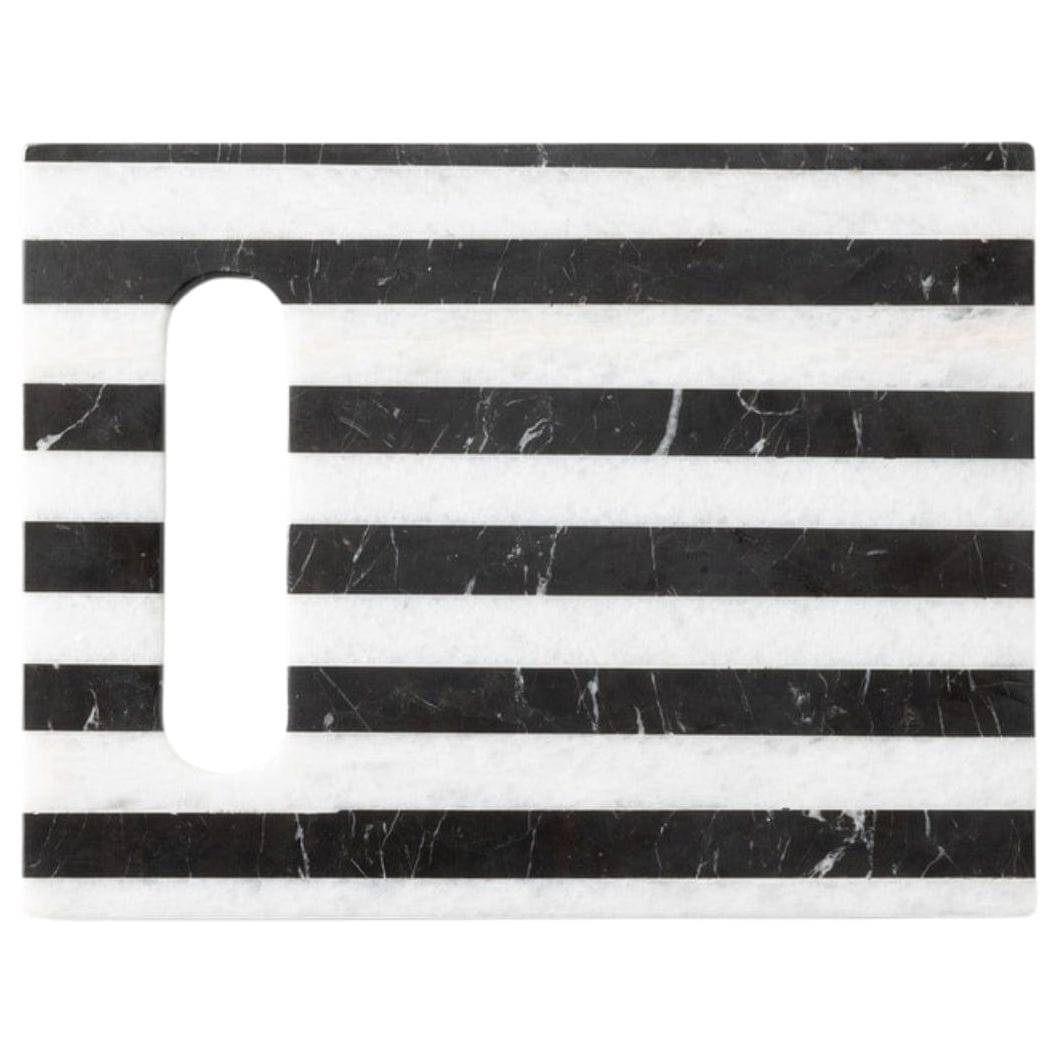 Marceau Black/White Striped Serving Board Serveware