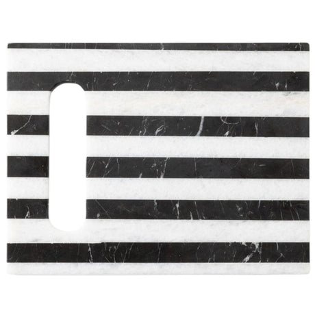 Marceau Black/White Striped Serving Board Serveware
