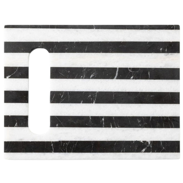 Marceau Black/White Striped Serving Board Serveware