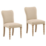 Marcellina Dining Chair (Set of 2) Dining Chairs + Benches DOV18247-BEIG