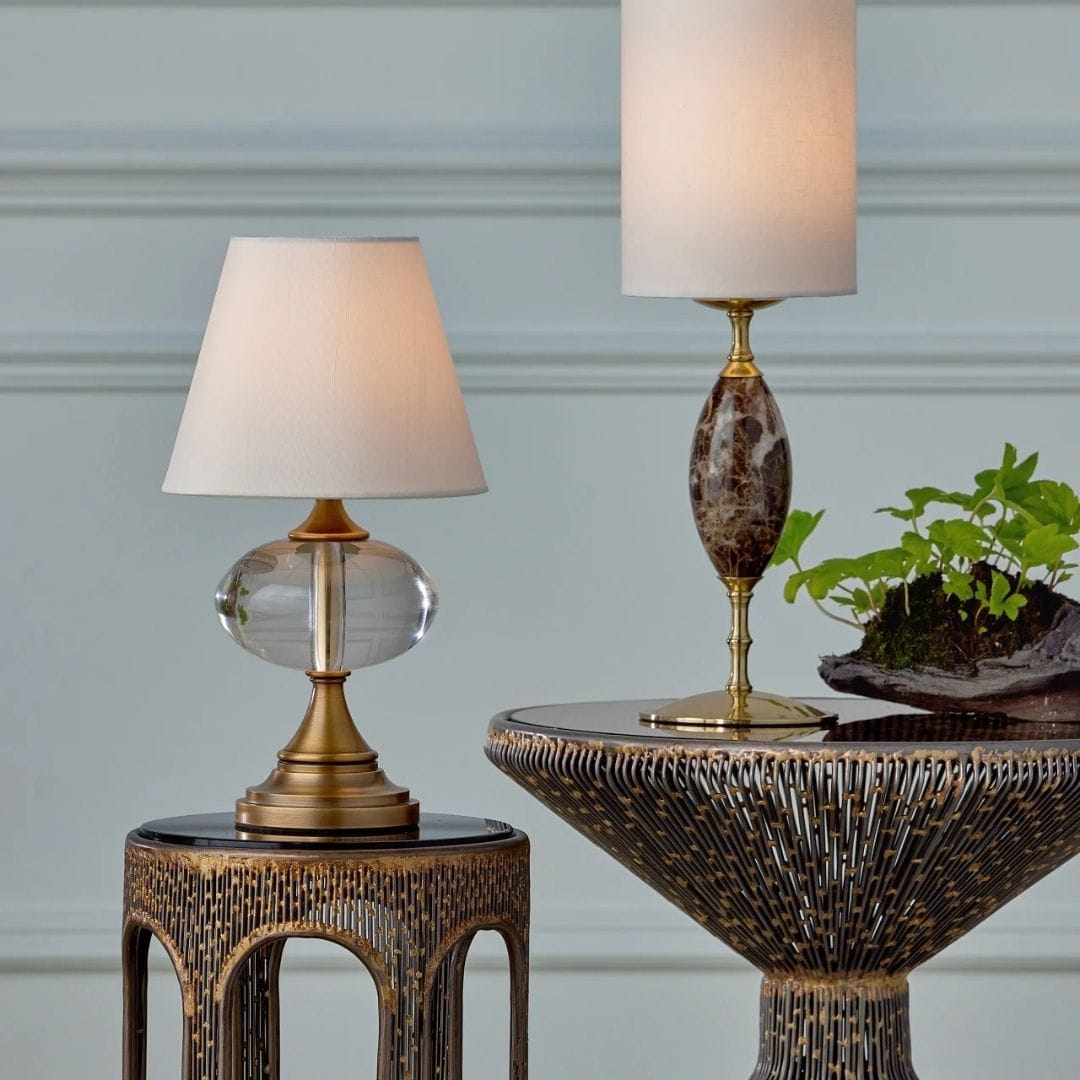 Marche Brown Cordless Table Lamp Table + Desk Lamps