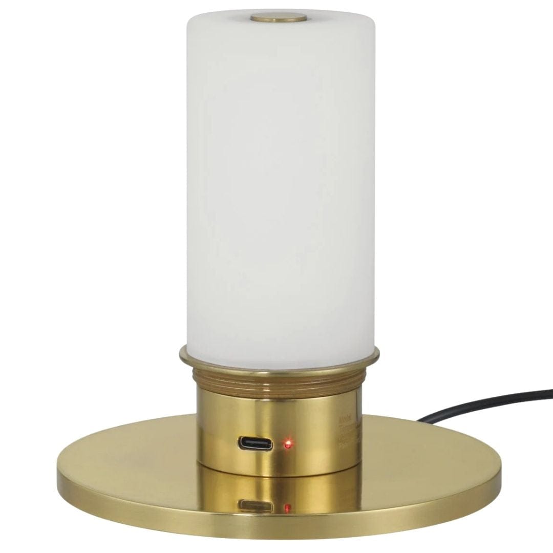 Marche Brown Cordless Table Lamp Table + Desk Lamps