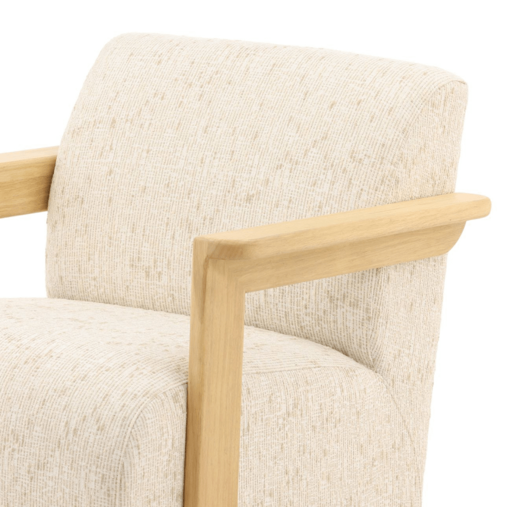 Marcos Glider Chair Accent Chair DOV39021-CREM