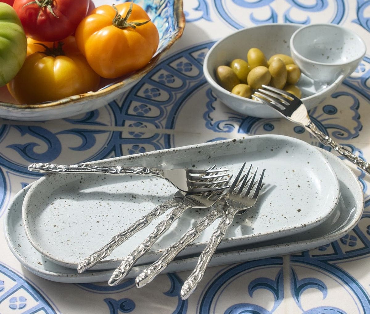 Marcus Olive Bowl (Pack of 2) Serving Platters + Bowls