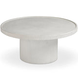 Marcy Indoor/Outdoor Round Coffee Table Outdoor Coffee Tables