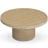 Marcy Indoor/Outdoor Round Coffee Table Outdoor Coffee Tables