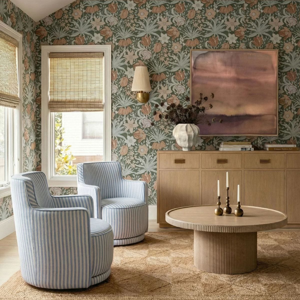 Marcy Indoor/Outdoor Round Coffee Table Outdoor Coffee Tables