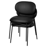 Marilyn Vegan Leather Stackable Dining Chair - Set of 2 Dining Chair