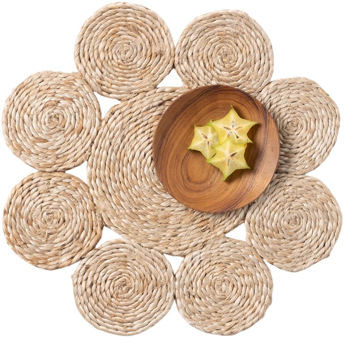 Marisol Natural Placemat (Pack of 4) Kitchen + Table Linens BP006356 08415971060038