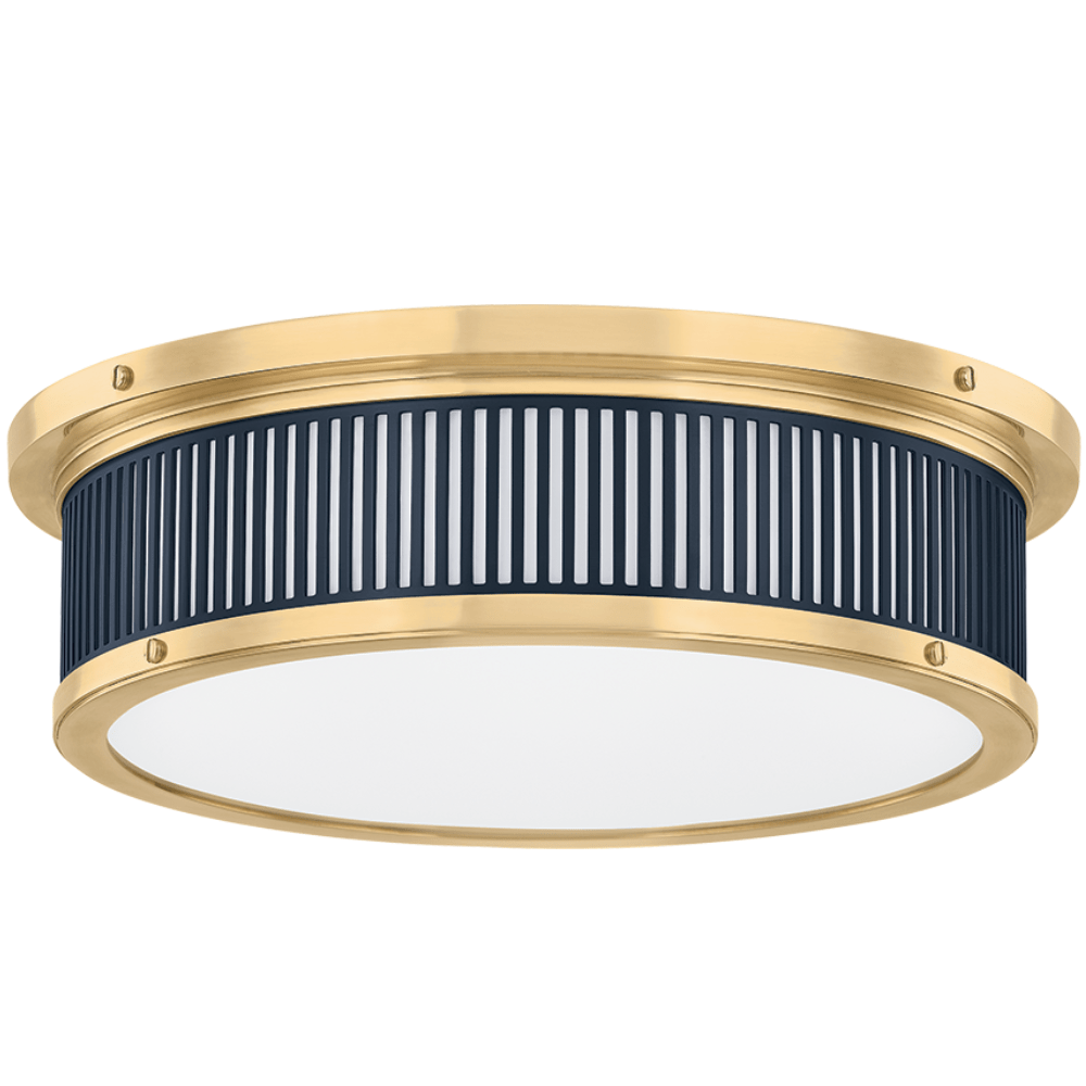 Mark D. Sikes Ashdown Round Flush Mount Flush Mount MDS1901-AGB/DBL 806134984410