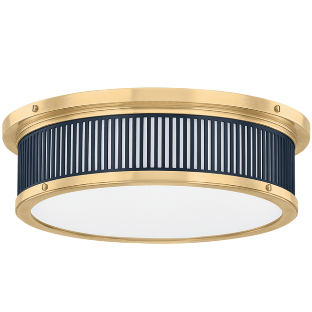 Mark D. Sikes Ashdown Round Flush Mount Flush Mount MDS1901-AGB/DBL 806134984410