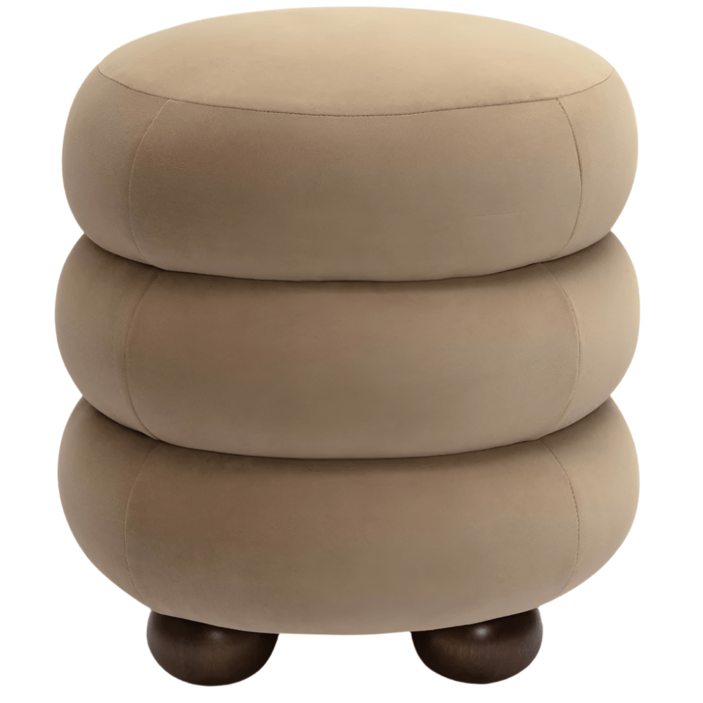 Marlow Velvet Ottoman Ottoman