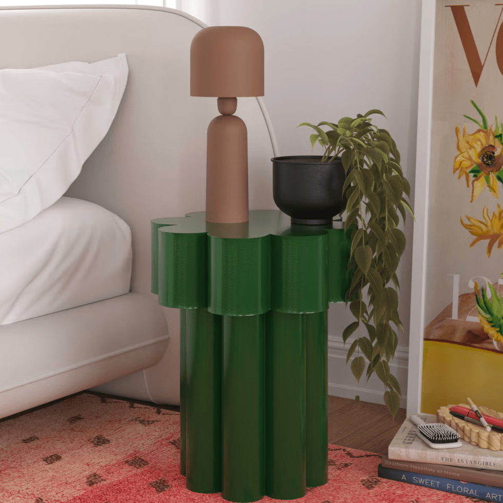 Mars Glossy Green Side Table Side Table TOV-OC18701