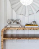 Marshall Console - Burl Wood Accent Furniture MARSHALL BW 607629022644