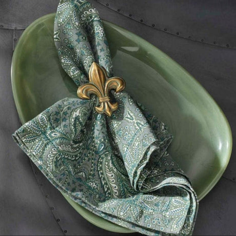 Mathilde Forest Green Napkin (Pack of 4) Kitchen Accessory BP006141 08415971057748