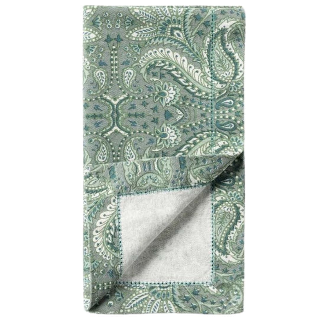 Mathilde Forest Green Napkin (Pack of 4) Kitchen Accessory BP006141 08415971057748