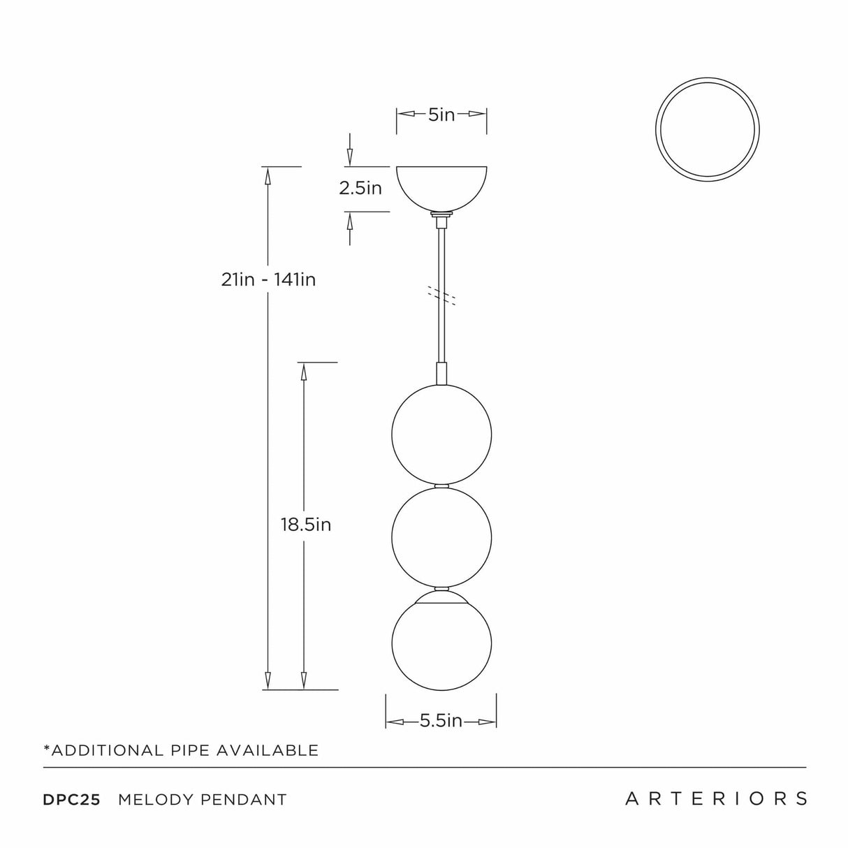 Melody Pendant Pendants DPC25