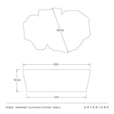 Meramec Outdoor Coffee Table FCS23