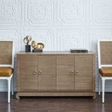 Meredith 4-Door Cabinet Sideboards + Cabinets