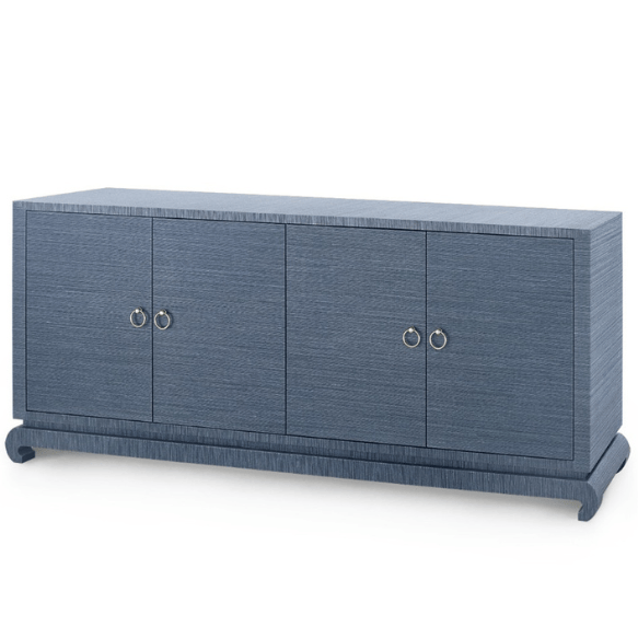 Meredith Extra Large 4-Door Cabinet Sideboards + Cabinets
