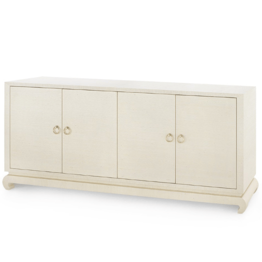 Meredith Extra Large 4-Door Cabinet Sideboards + Cabinets